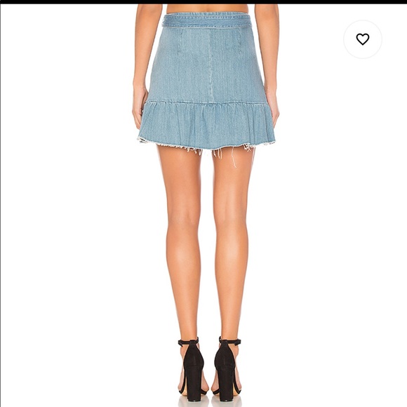 NWT Paige Nivelle ruffle wrap skirt in mantra - Picture 2 of 12